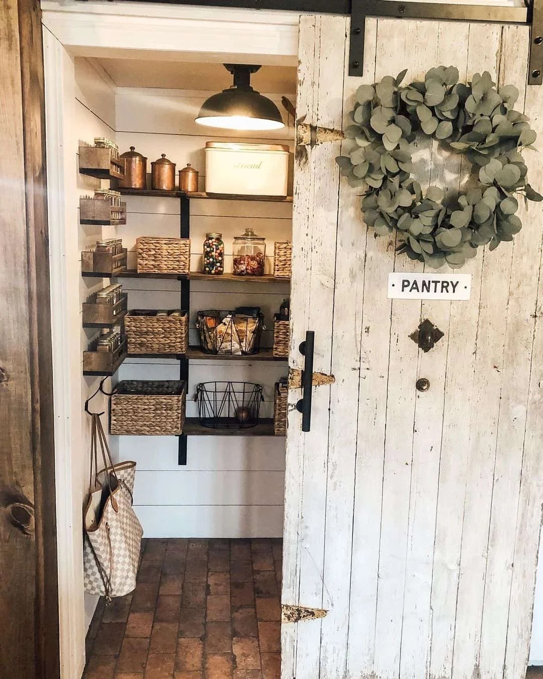Spacious walk-in pantry ideas highlighting efficient storage solutions