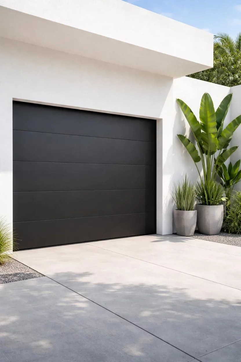 Sophisticated steel garage door ideas for maximum security