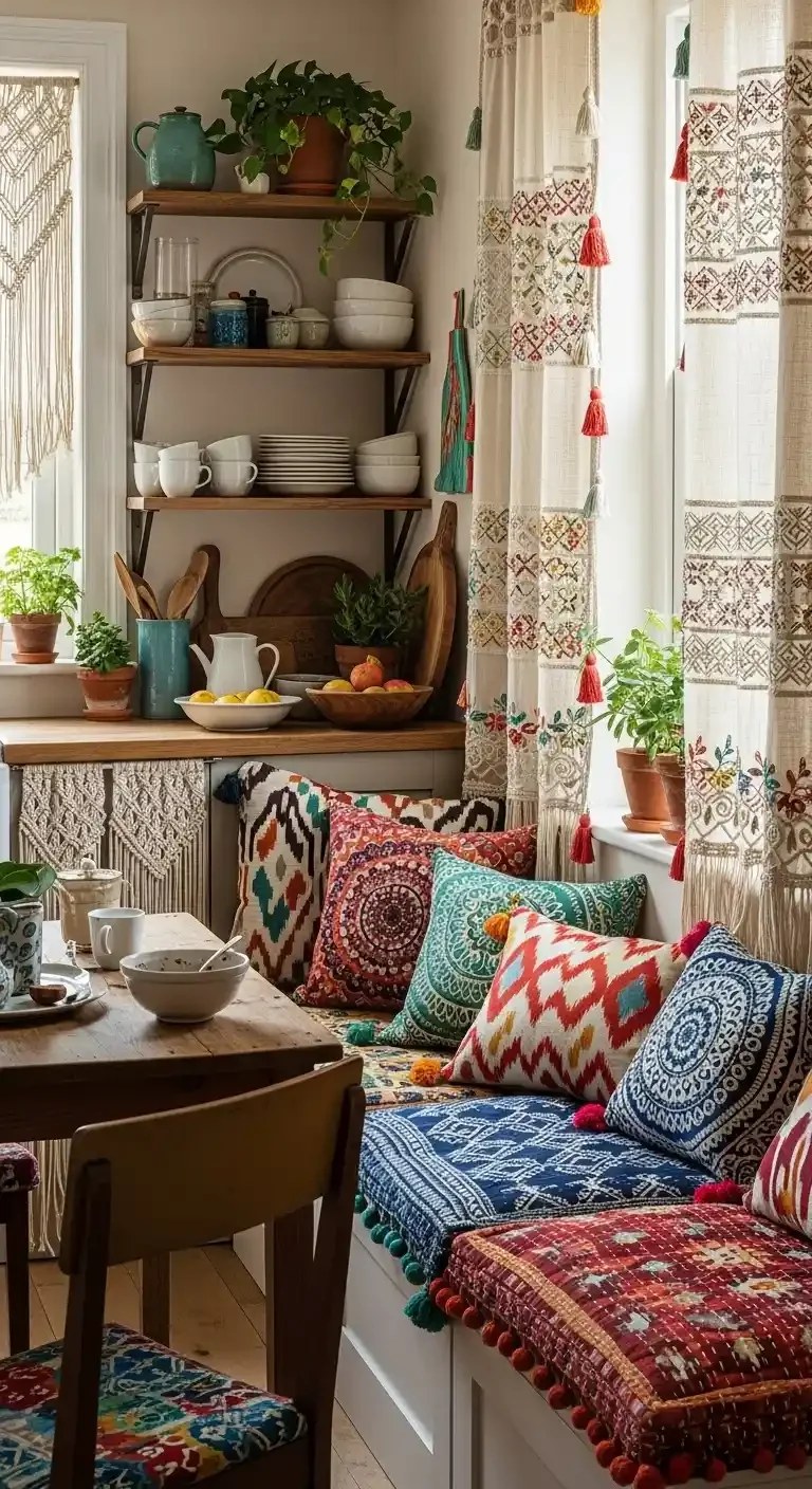 Bright kitchen gadgets adding fun pops of color.