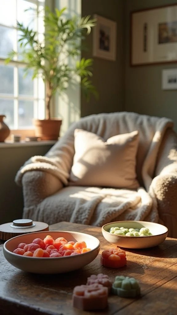 Luxurious bedding infused with soothing scents.