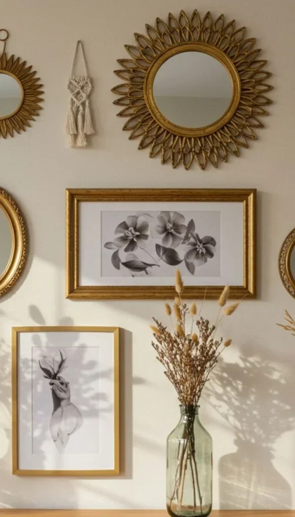 Cinnamon stick wall art for fragrant and stylish touch