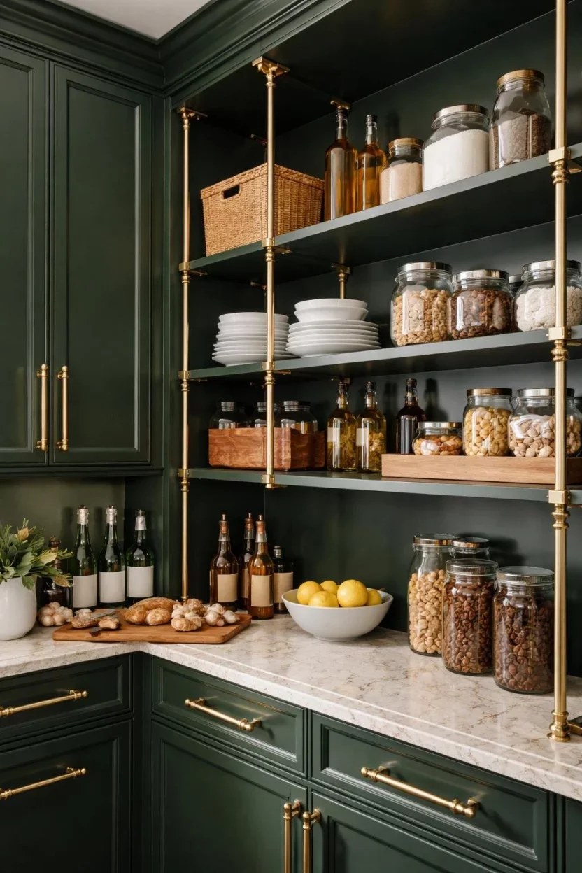 Smart storage pantry with innovative pull-out drawers