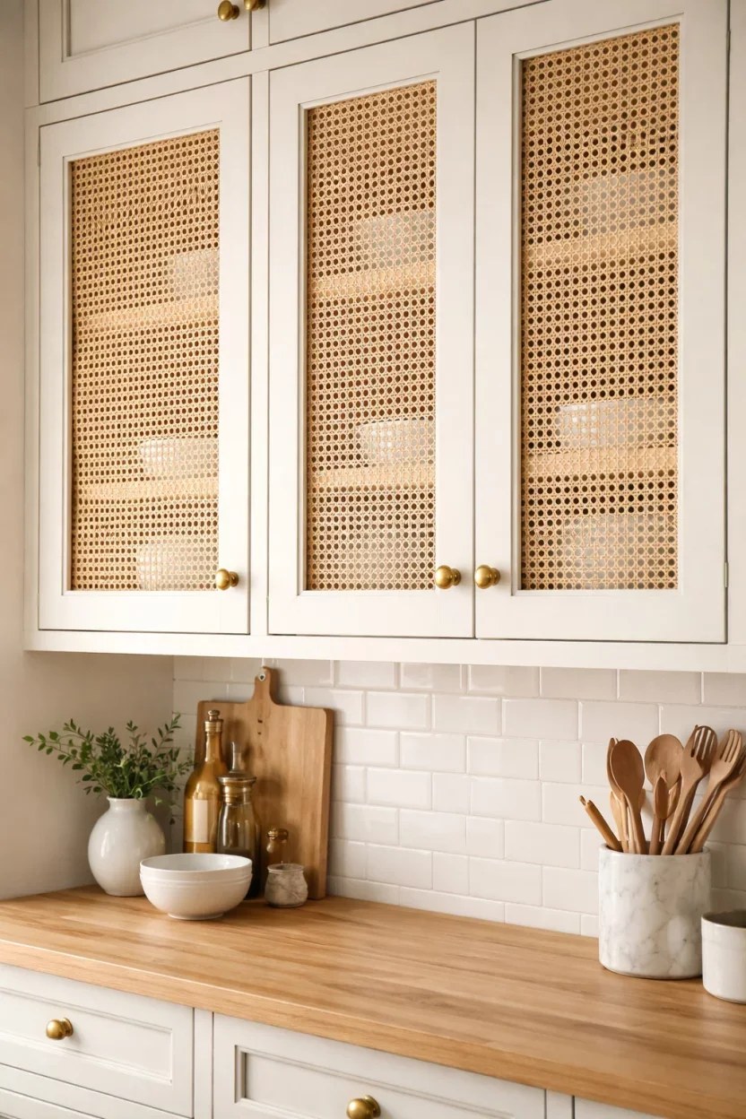 Vibrant summer wall art displayed in a kitchen.