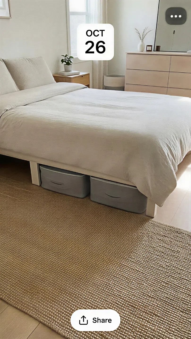 Command position setup in a soothing bedroom atmosphere.