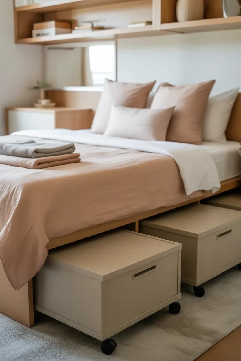 Harmonized color palette promoting calmness in minimal design.