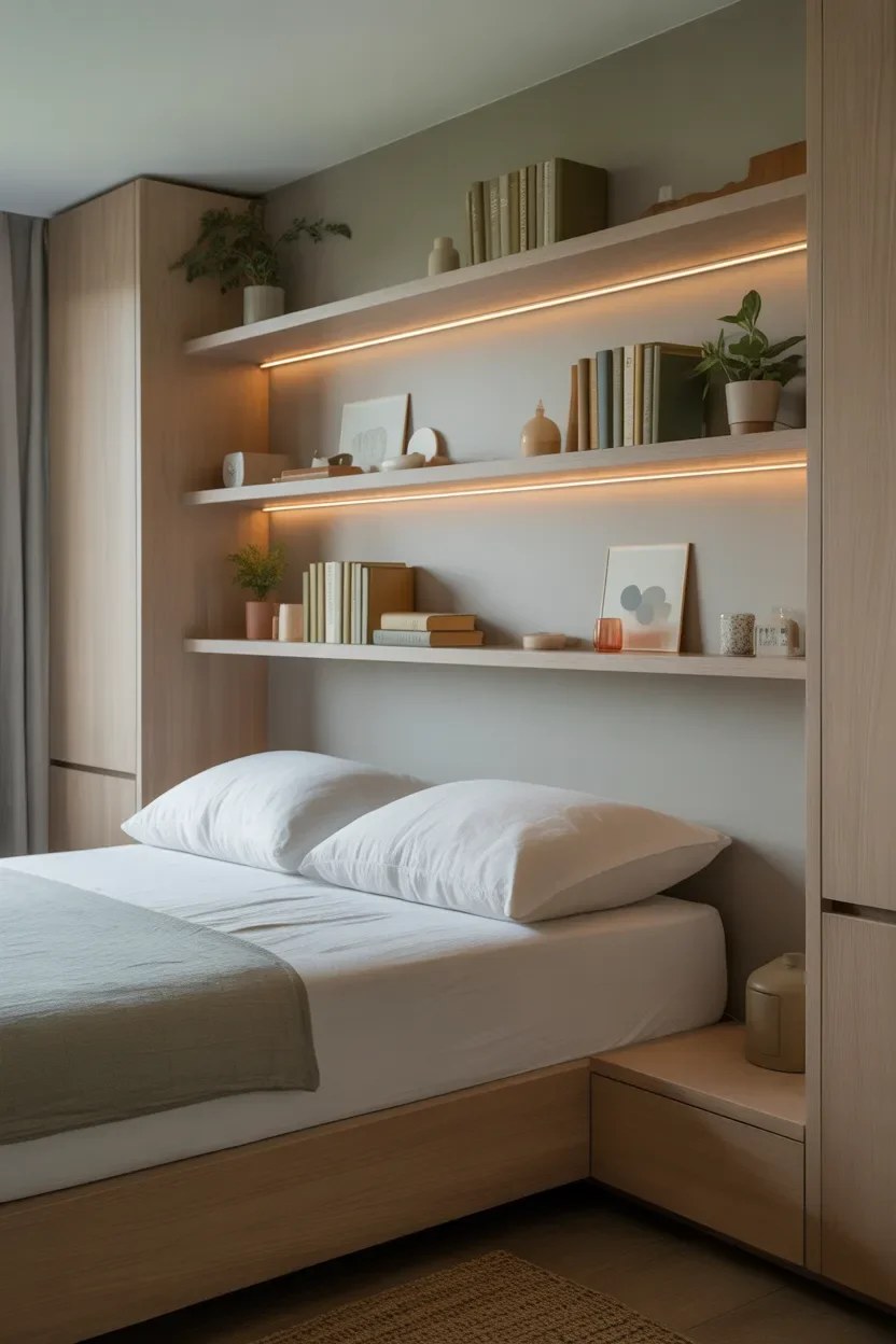 Creative storage solutions merging style with organization.