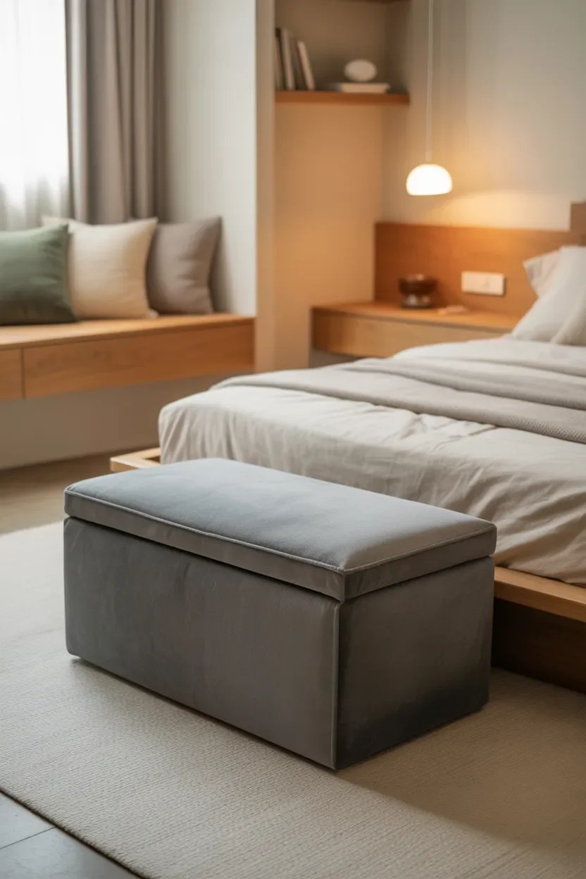 Maximized space with clever design and minimal clutter.