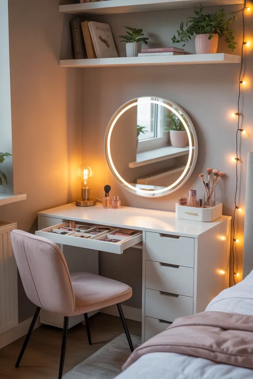 Whimsical decor showcasing personality in tiny bedrooms.