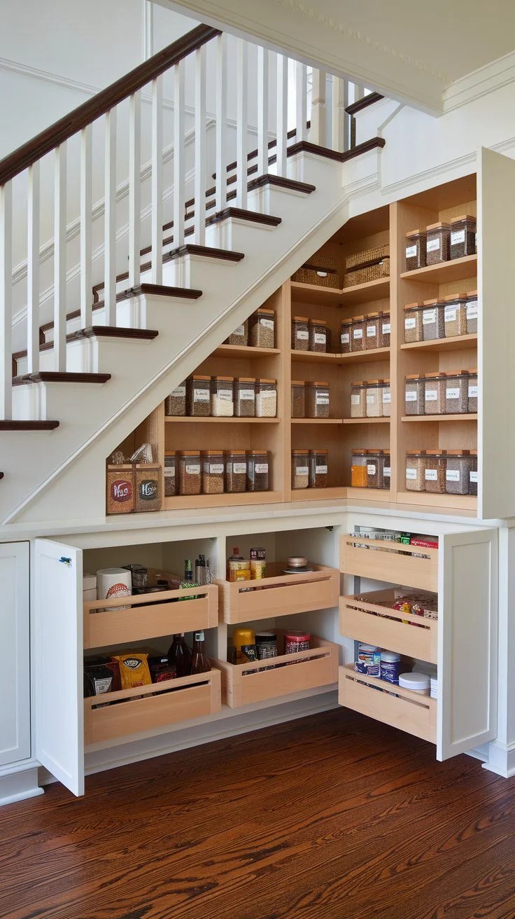 Stylish IKEA hack pantry cabinet showcasing custom designs.