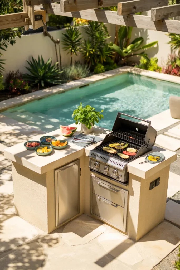 Inviting outdoor BBQ station ideas ideal for entertaining guests