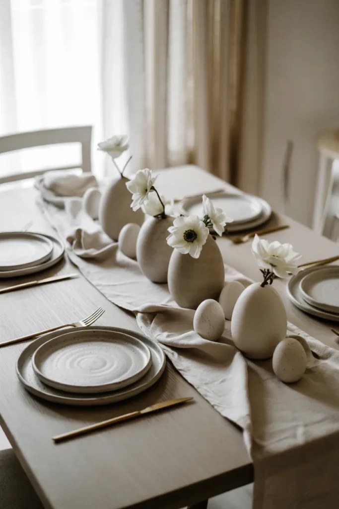 Easily achievable DIY Easter tablescape ideas for decorators.