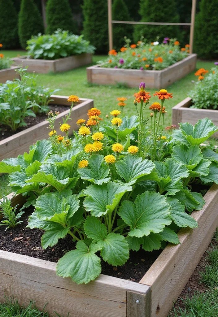 Creating a colorful oasis with diverse plant life outdoors