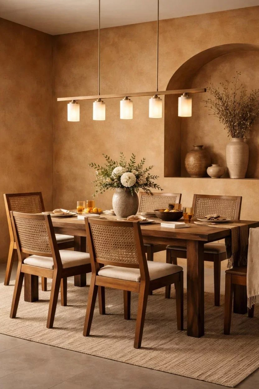 Vibrant and colorful dining chairs for energetic setting