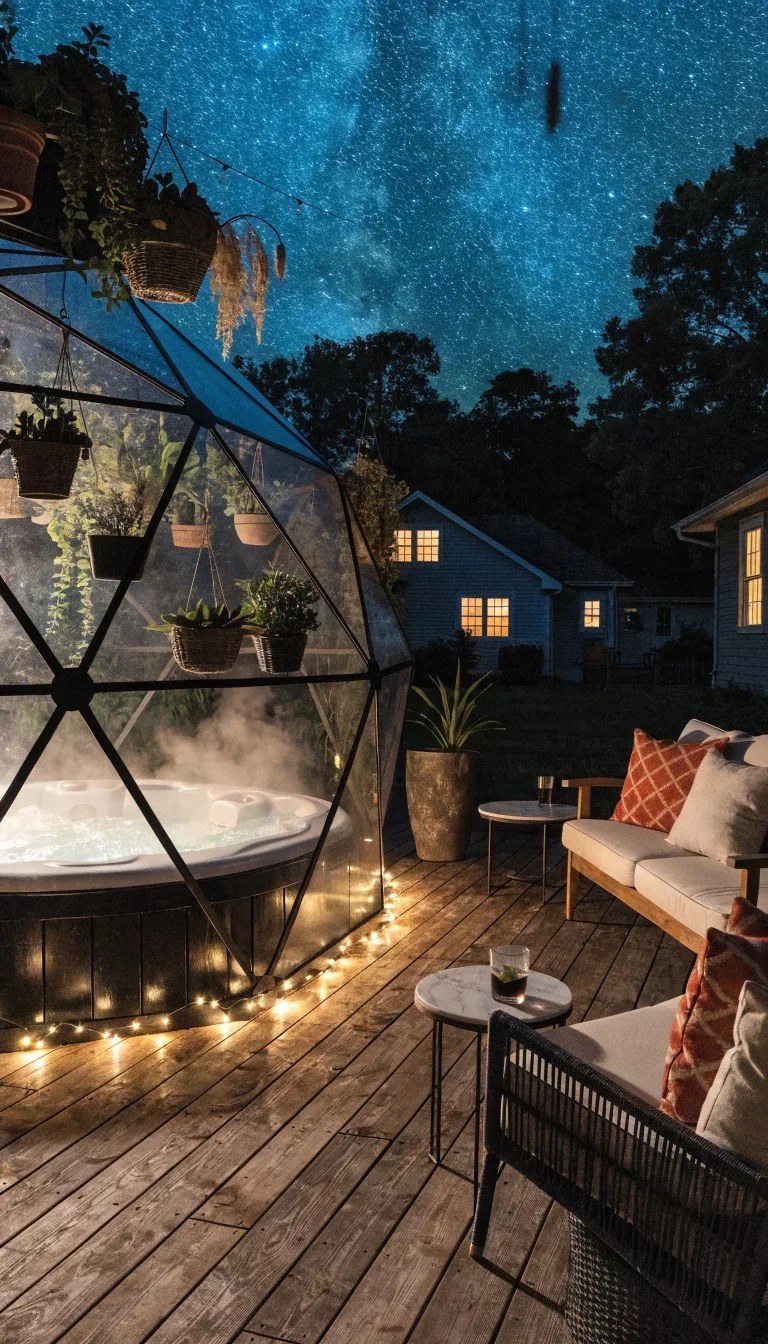 Cozy rustic hot tub gazebo ideas surrounded by nature's beauty