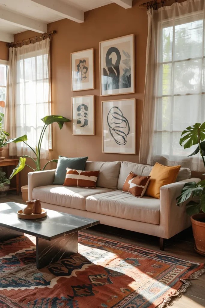 Stylish modern summer living room ideas enhanced with outdoor views