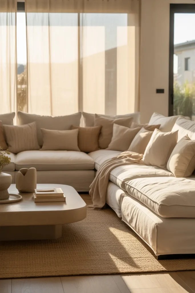 Elegant modern summer living room ideas with layered lighting techniques