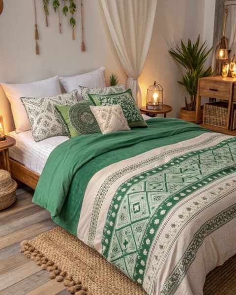 Transform Your Space with These Inspiring Green Boho Bedroom Ideas