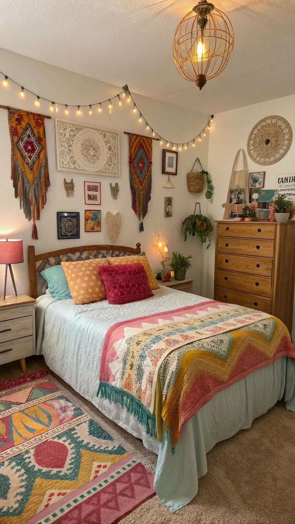 Stacked books and vintage trunks offering charming storage