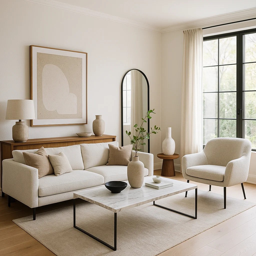 Luxurious marble and brass centerpiece adding elegance to a dining room.