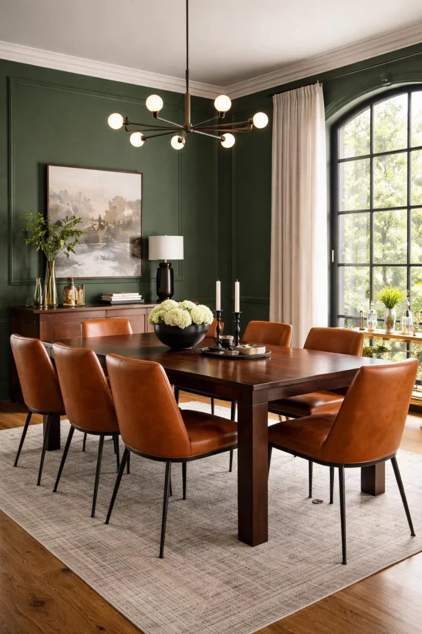 Unique stoneware vase as an art piece in a modern living space.