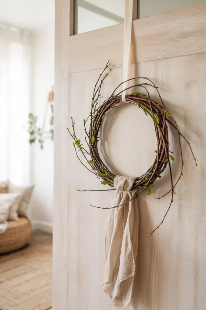 Creative spring wreath ideas using wide variety of textures