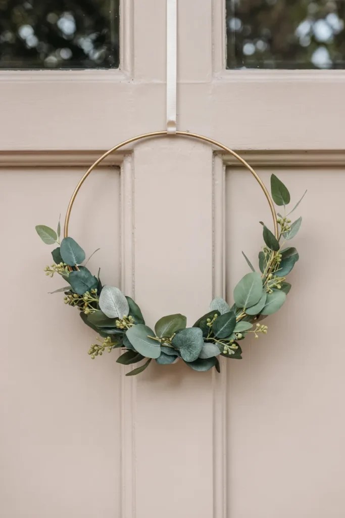 Bold spring wreath ideas with colorful silk florals