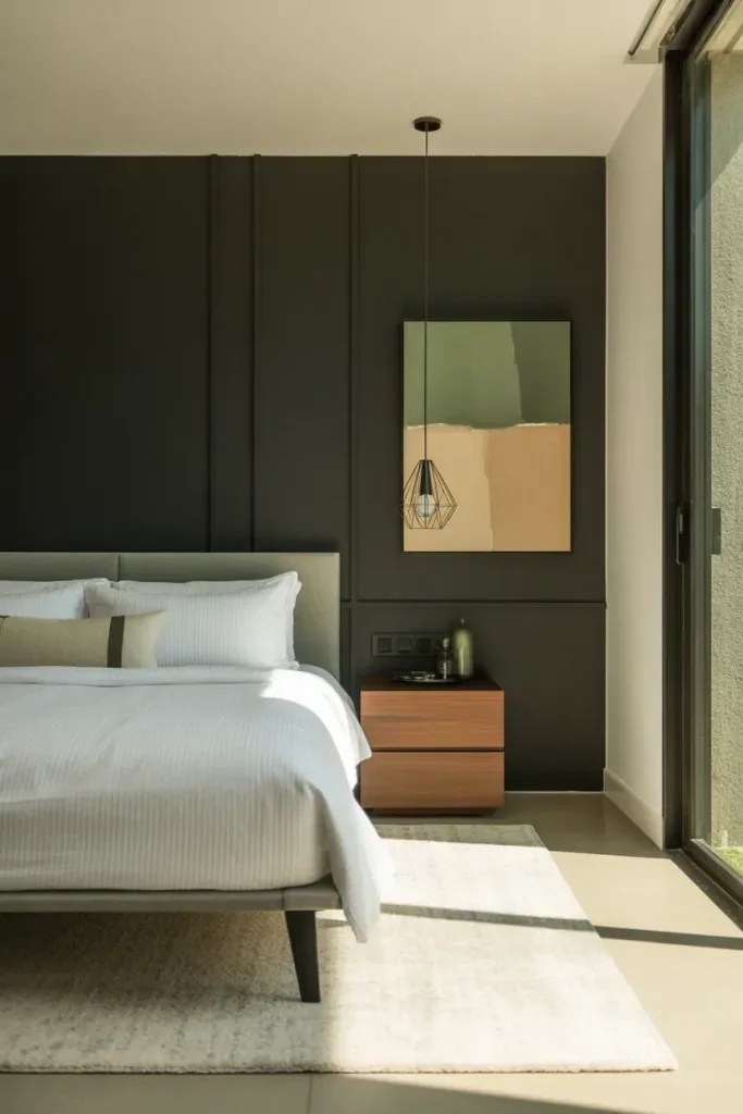 Vintage elegance in a cozy guest bedroom with plush finishes.