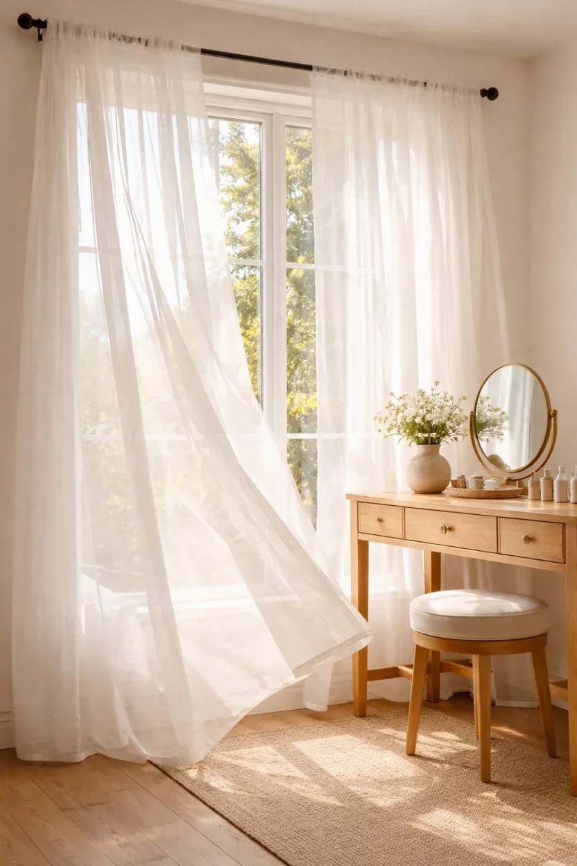 Beach-inspired decor bringing the coastal atmosphere inside.