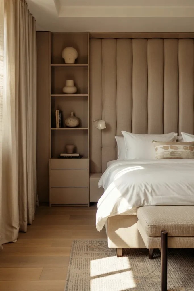 Glamorous luxury guest suite ideas with opulent fabrics and rich hues