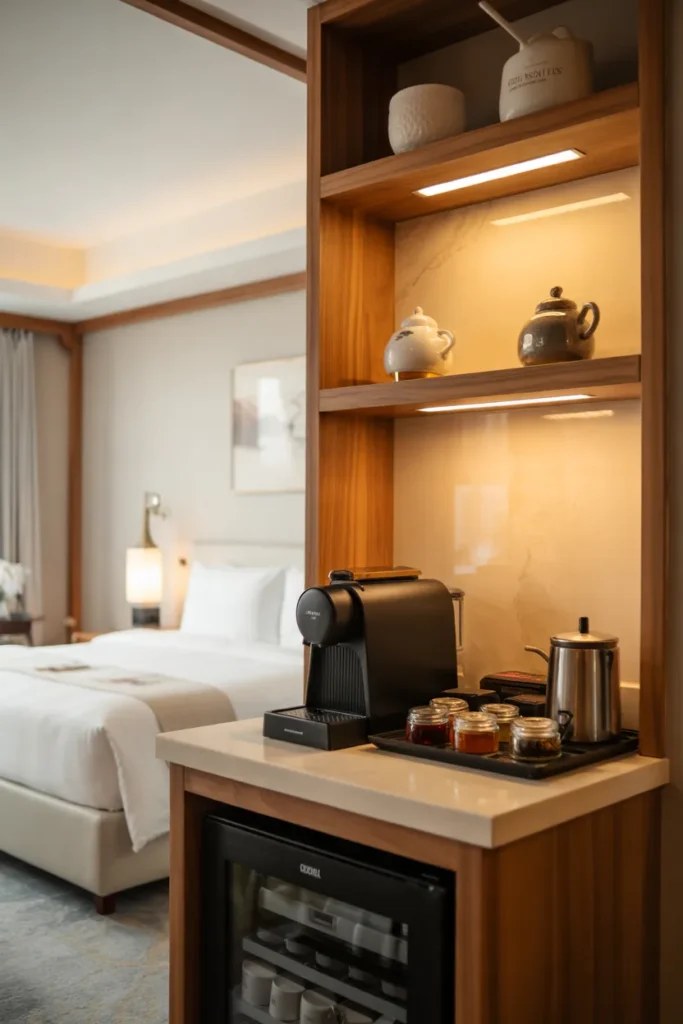 Worldly luxury guest suite ideas adorned with eclectic global influences
