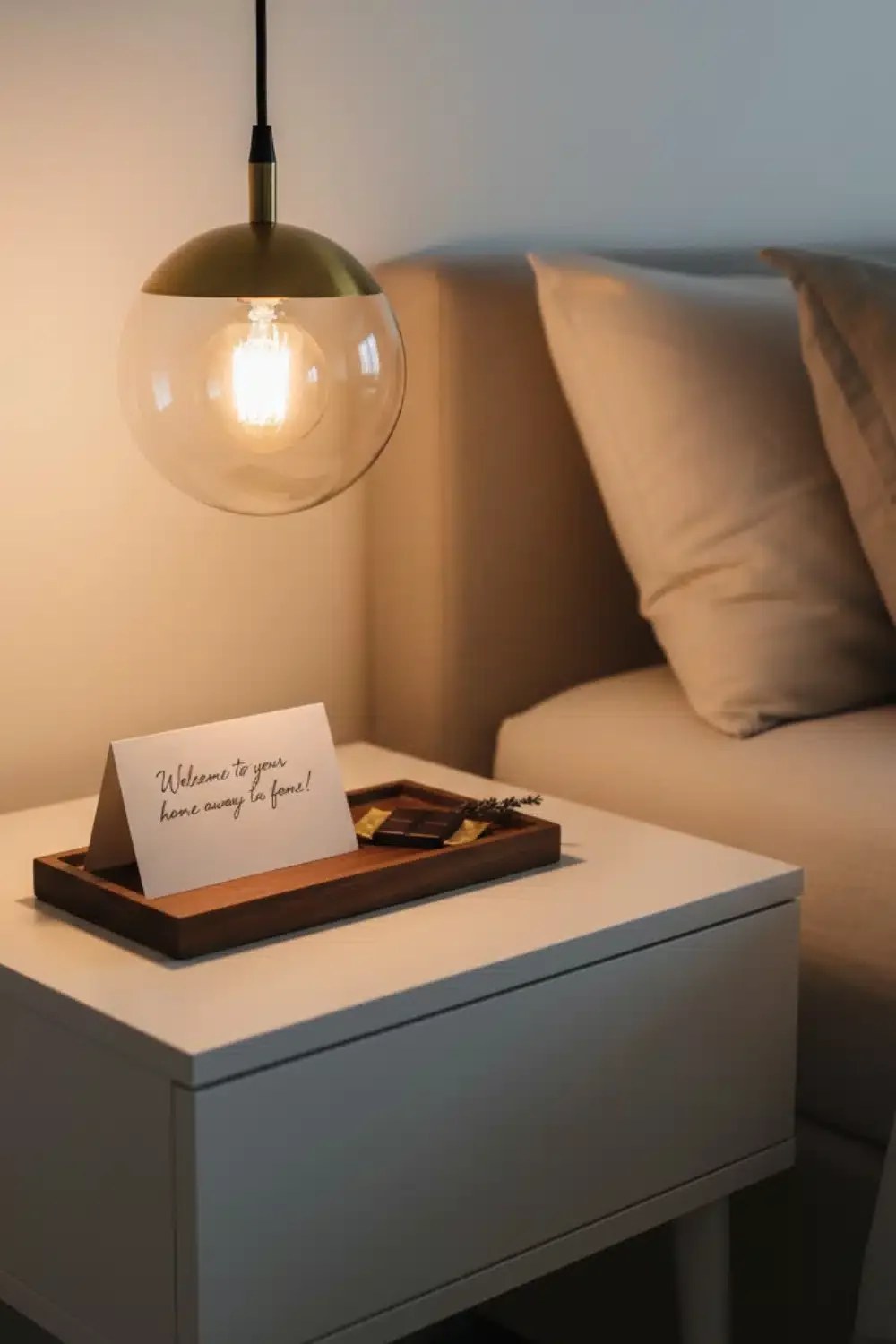 Eco-friendly amenities promoting sustainable living in the bedroom