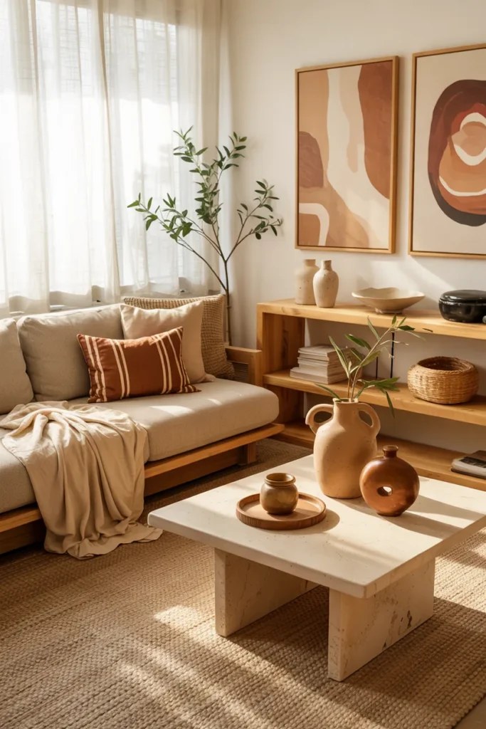 Lively summer living room ideas with vibrant area rugs