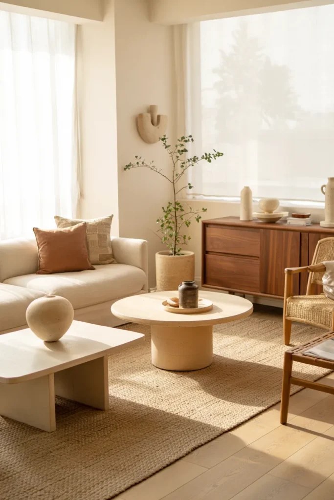Welcoming summer living room ideas with indoor plants and greenery