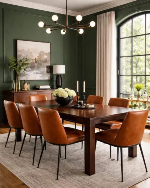 Transform Your Dining Space: Over 15 Inspiring Green Dining Room Ideas