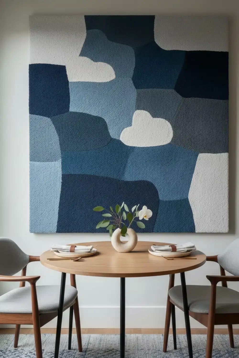Stylish dining area with modern Airbnb decor ideas and elegant tableware