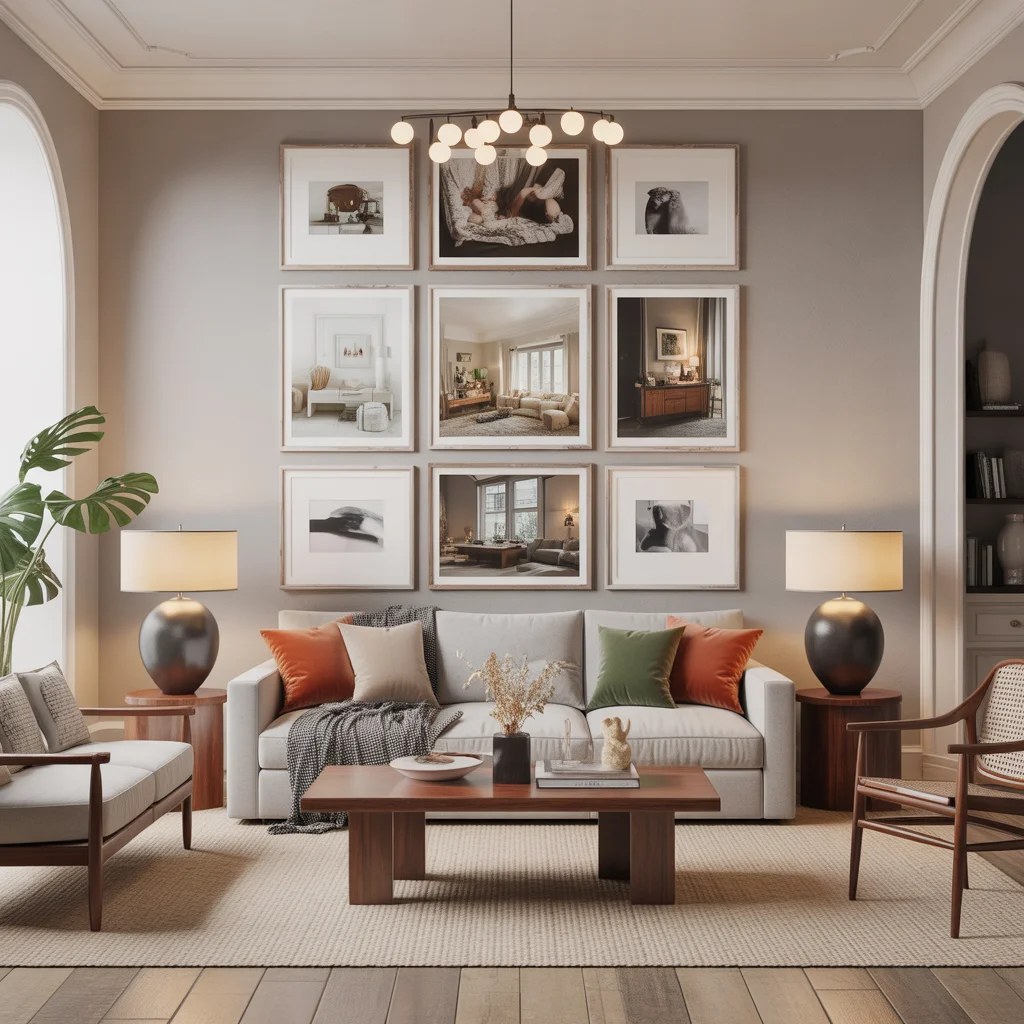 Lovely reading nook with imaginative decor touches.