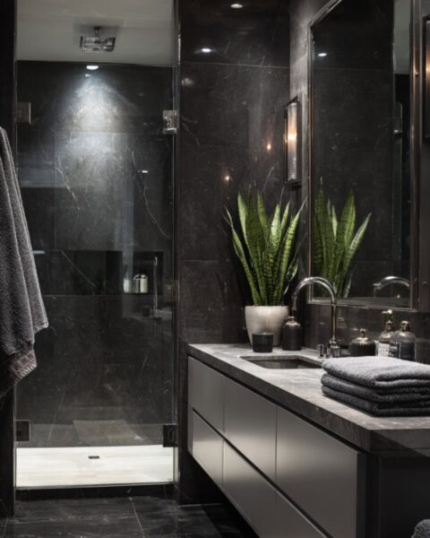 15 Stunning Black Marble Bathroom Ideas for a Luxe Look That Inspires