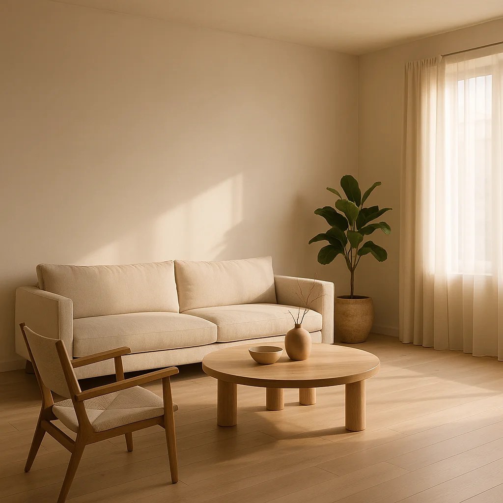 Indoor plants adding vibrancy and life to a modern space