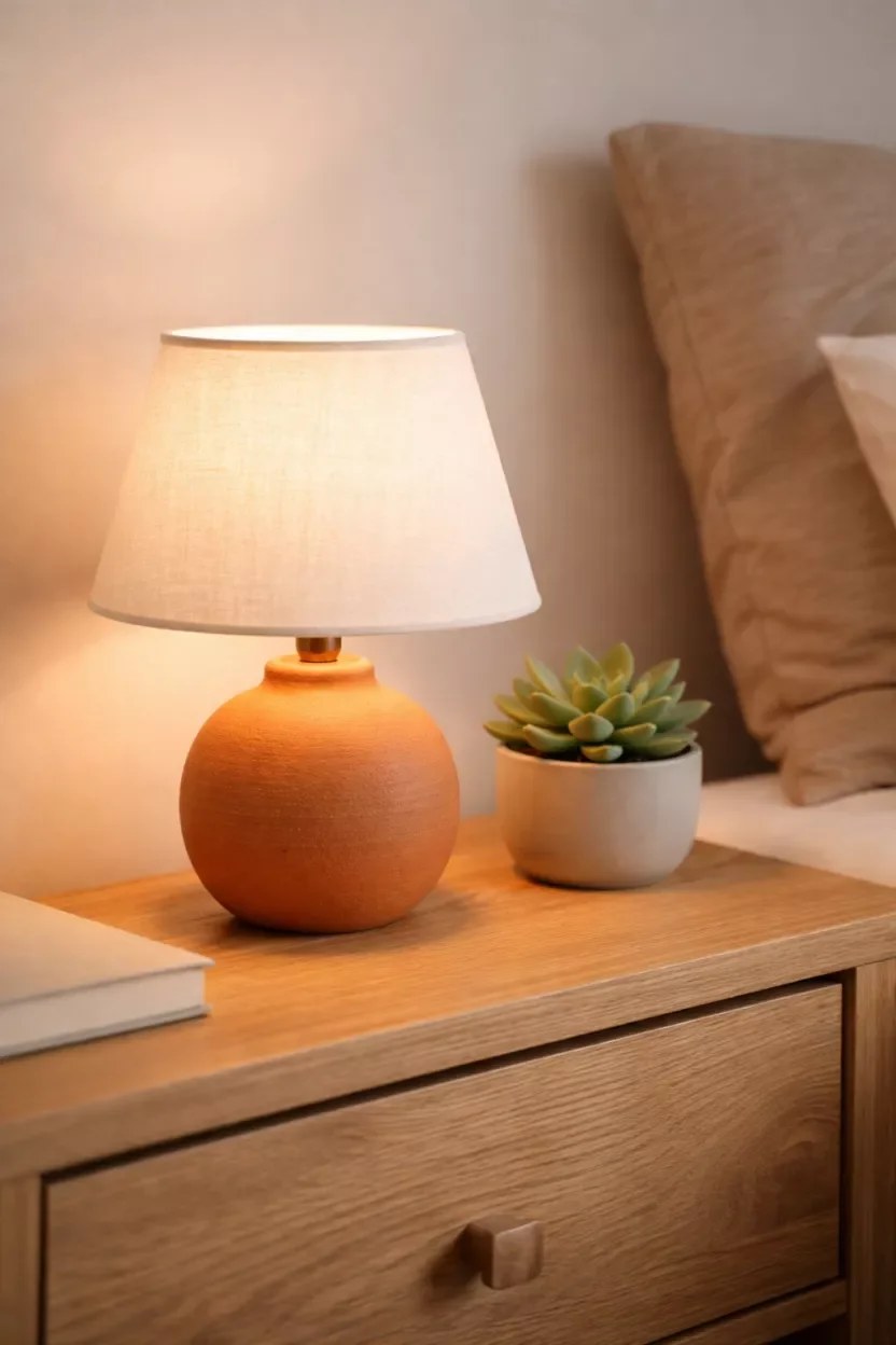 Soft lighting fixtures creating a calming atmosphere.
