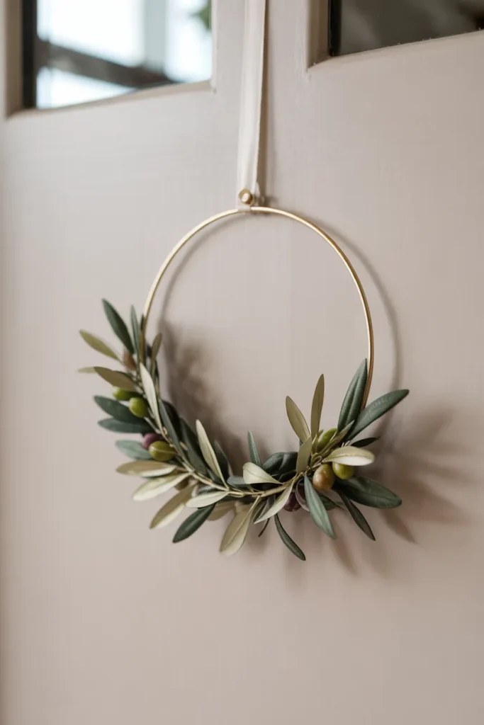 DIY summer wreath ideas featuring fresh herbs and citrus accents