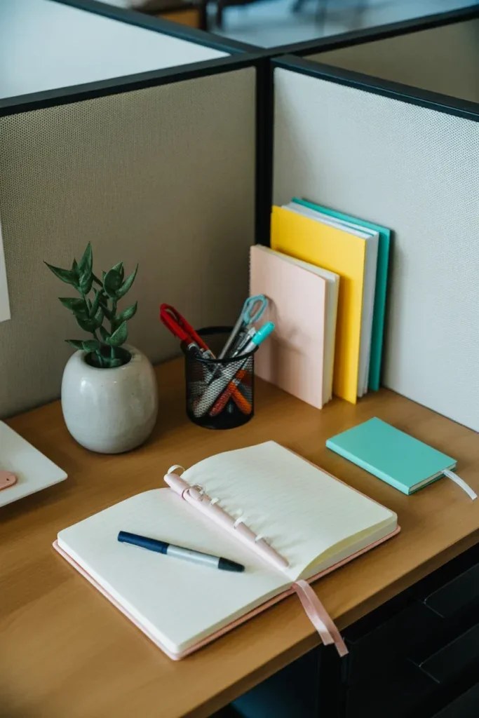 Aromatherapy diffuser adding calming scents to the office