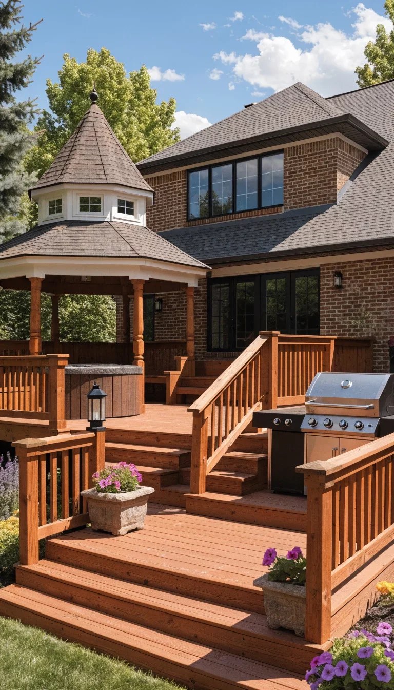 Minimalist hot tub gazebo ideas with clean lines and simplicity