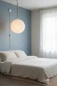 Accent lighting creating a warm ambiance in a bedroom