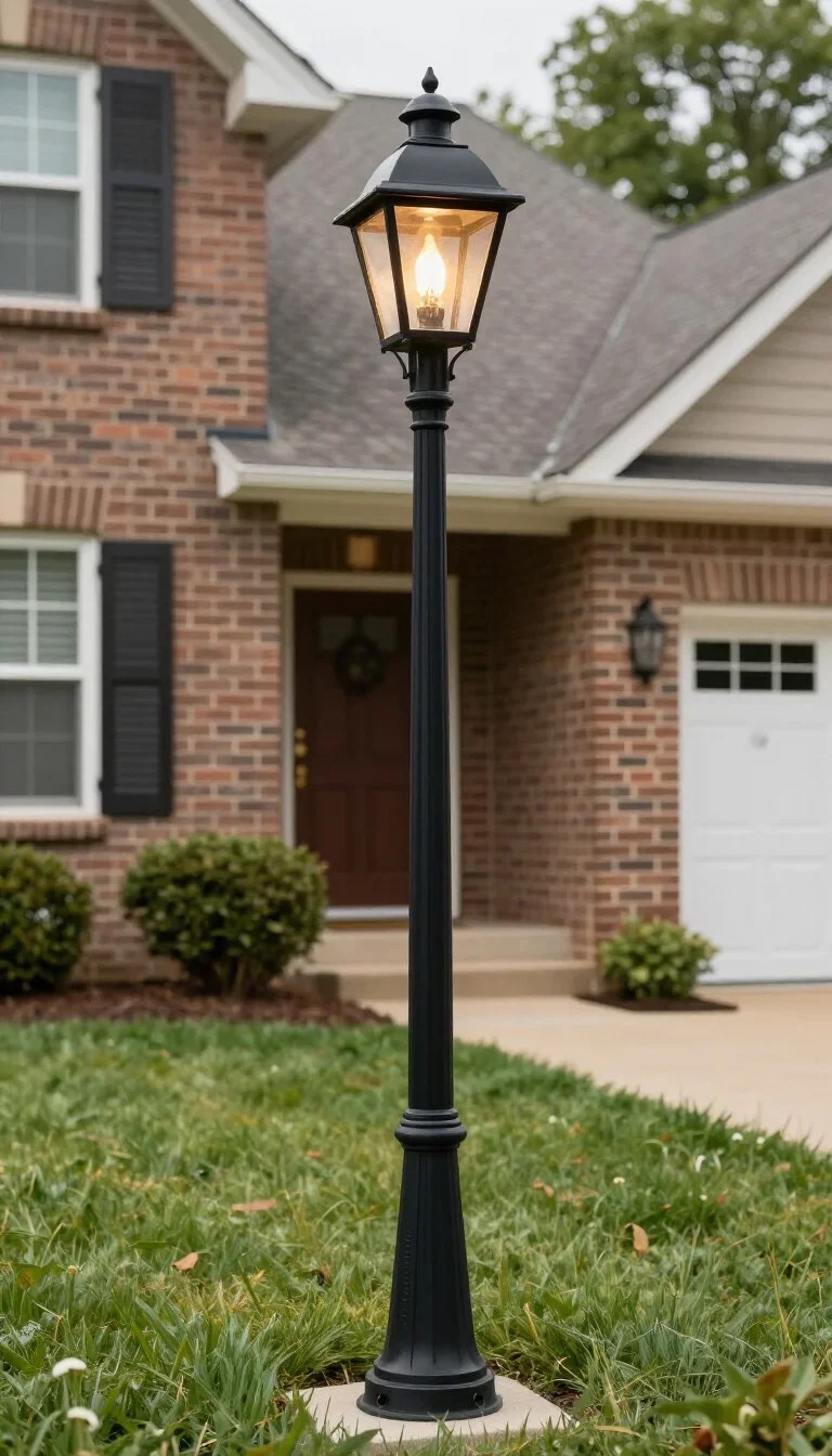 Planter lights highlighting vibrant flowers in a nighttime garden.