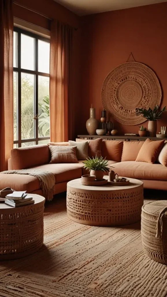 Cushions and throws creating a welcoming atmosphere.