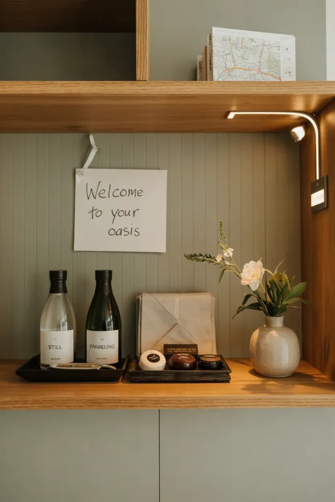 Inviting color palette for a serene luxury guest suite idea.