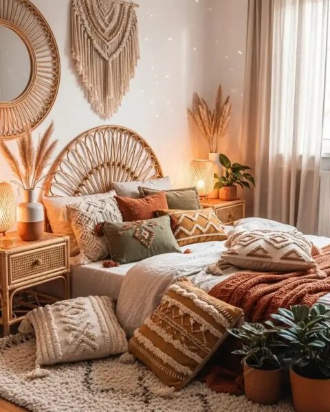 Transform Your Space: 16 Cozy Boho Bedroom Ideas for Style and Serenity