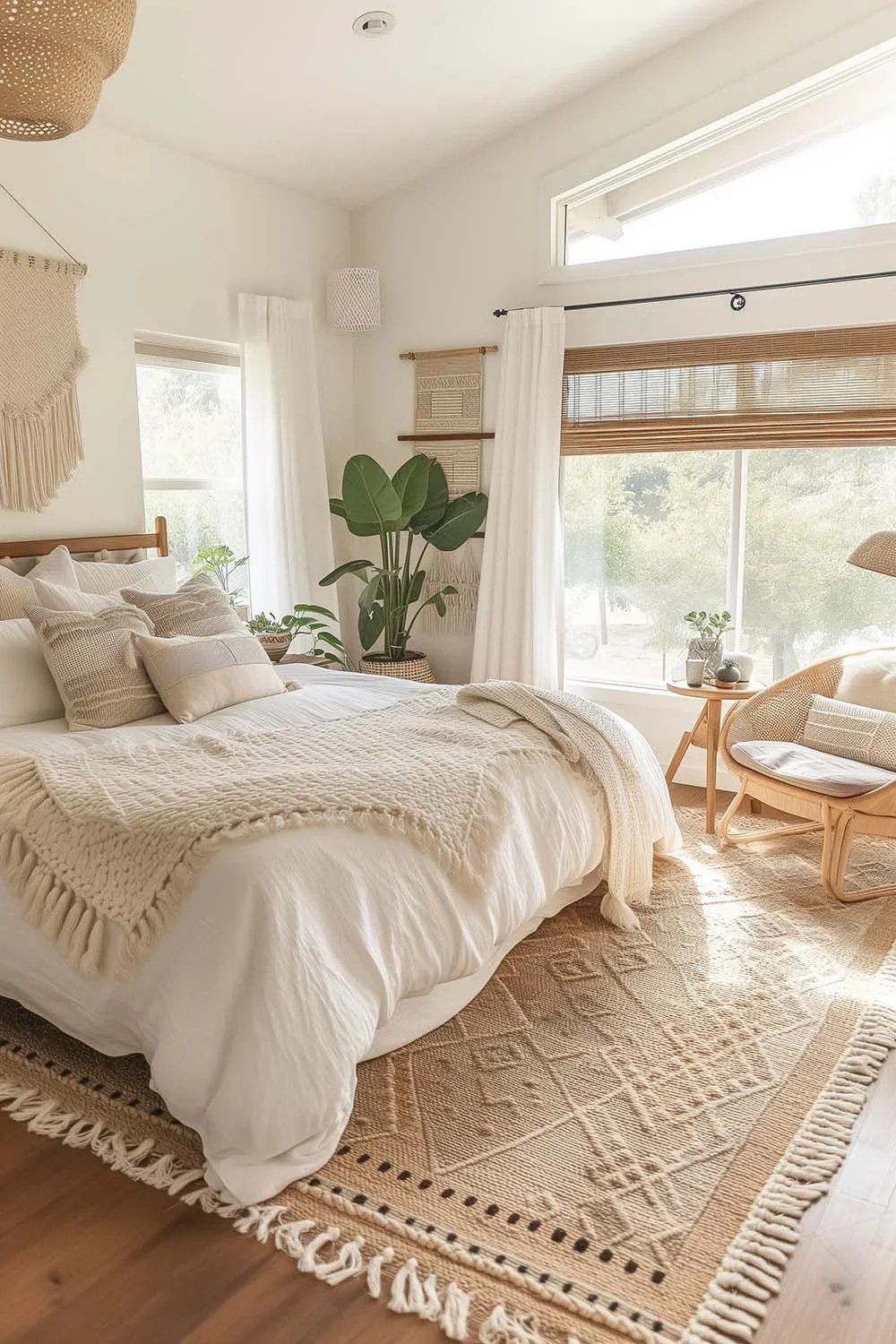 Earthy color palette evoking natural serenity in decor.
